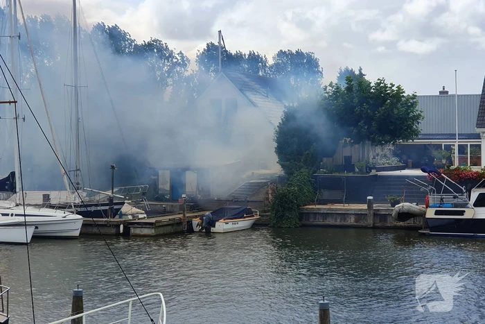 Grote brand in schuur