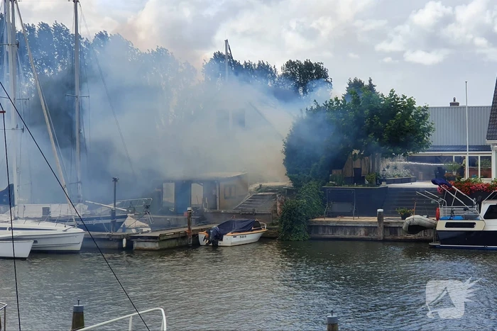 Grote brand in schuur