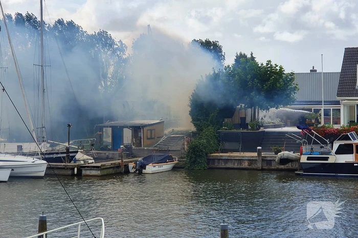 Grote brand in schuur