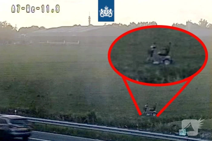 Spectaculaire reddingsactie op snelweg