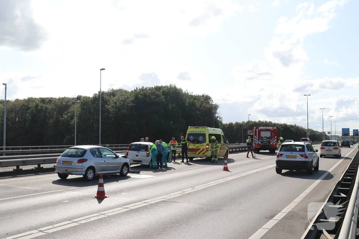 Gewonden bij kop-staartaanrijding