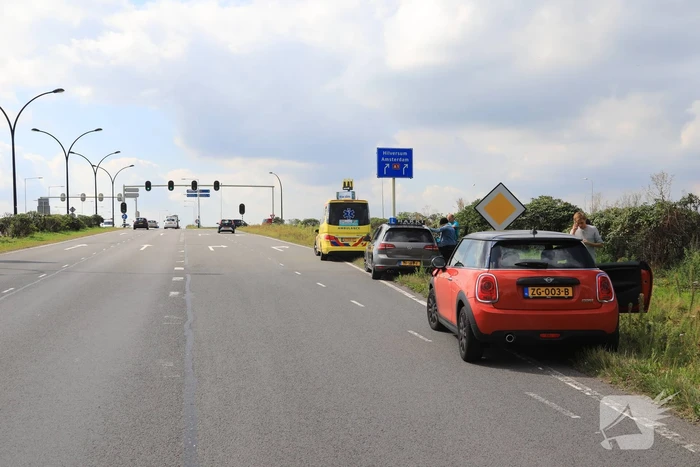 Kettingbotsing met lesauto