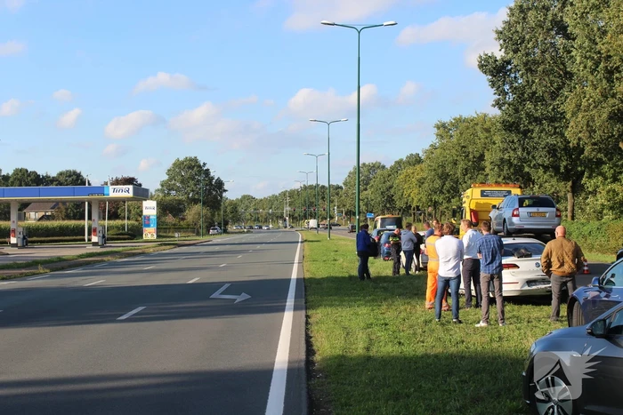 Flinke schade na ongeval tussen meerdere voertuigen