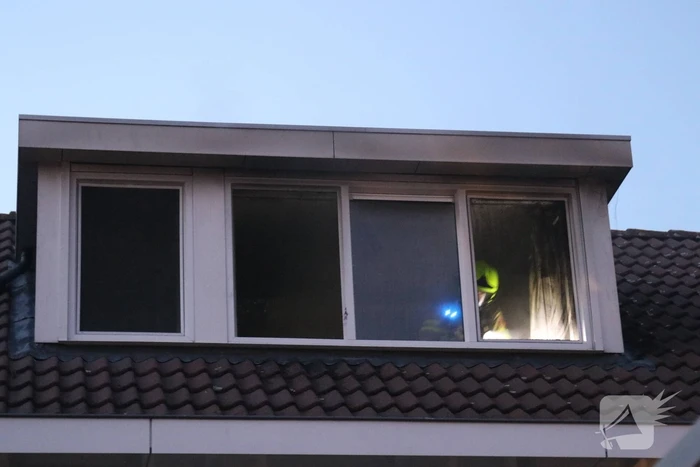 Veel rook bij woningbrand