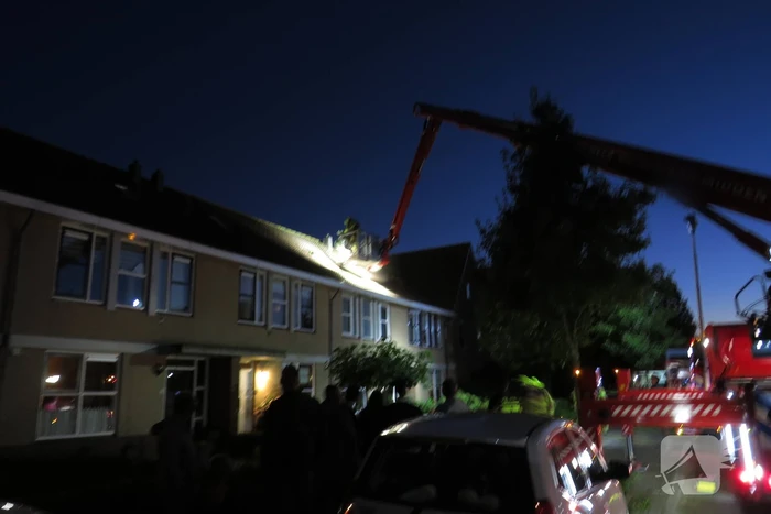 Veel rook bij woningbrand