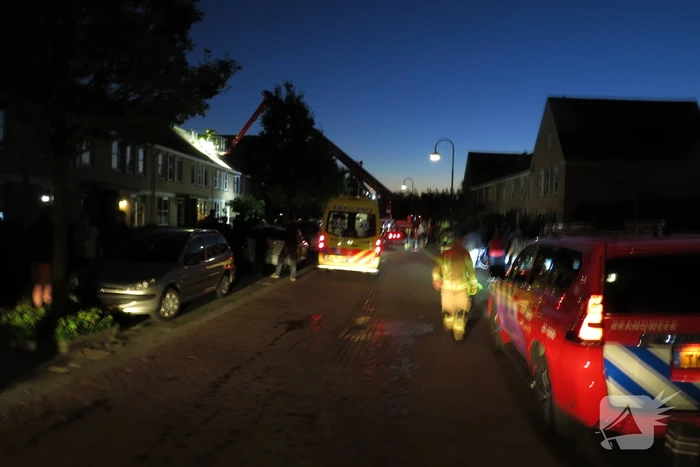 Veel rook bij woningbrand