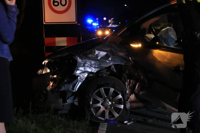 Gewonde bij frontale botsing