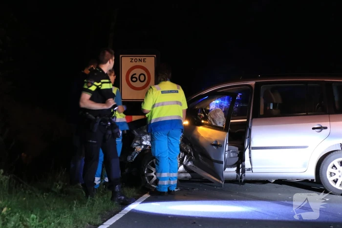 Gewonde bij frontale botsing