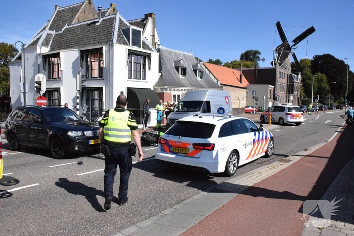 Motorrijder gewond na ongeval