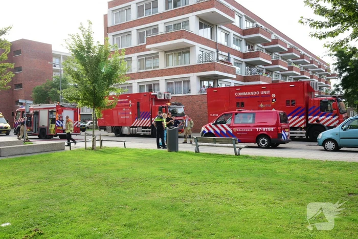 Flatgebouw Zuiderkroon vol water na flinke waterlekkage