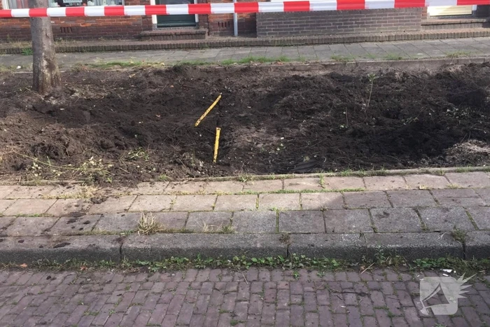 Gasleiding geraakt tijdens graafwerkzaamheden