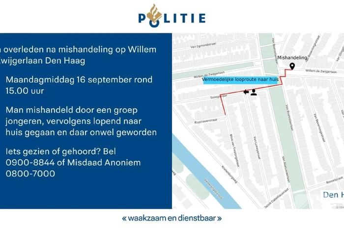 71-jarige man overleden na mishandeling; vijf jongeren geven zichzelf aan