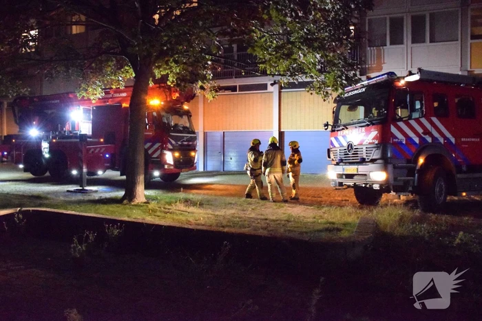 Brand op derde verdieping van flat