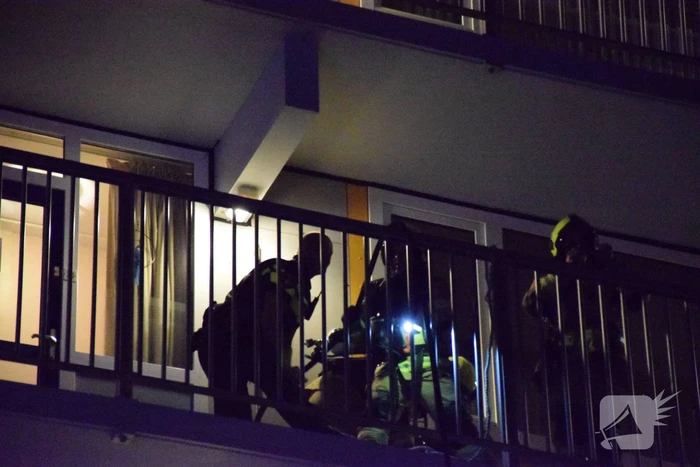 Brand op derde verdieping van flat