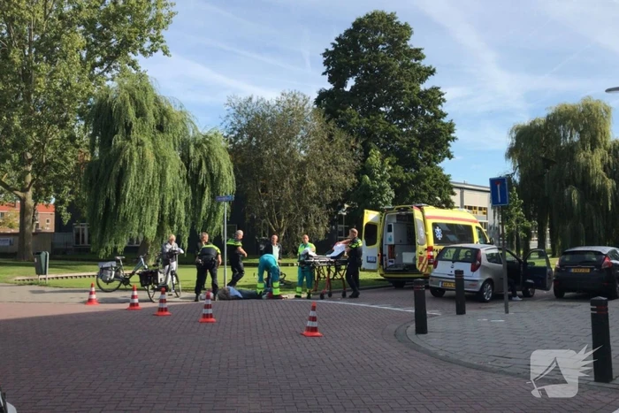 Fietser gewond na aanrijding met auto