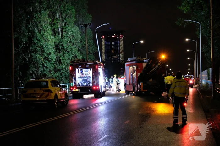 Ravage na zwaar ongeval op Schenkviaduct