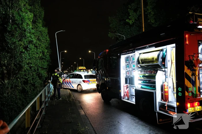 Ravage na zwaar ongeval op Schenkviaduct