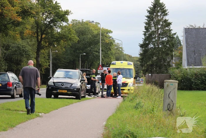 Flinke schade aan brommobiel na kop-staart aanrijding