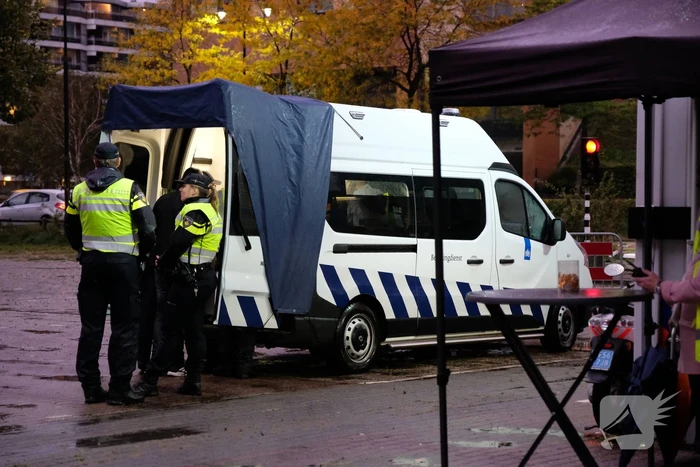 Grote controle op parkeerplaats