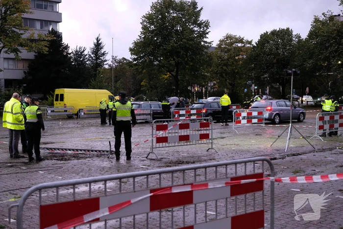 Grote controle op parkeerplaats