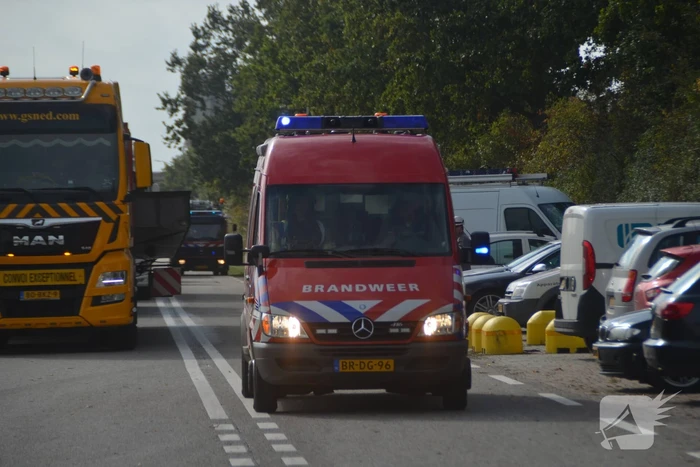 Lekkage ontstaan in een vat gevaarlijke stoffen bij ICL-IP