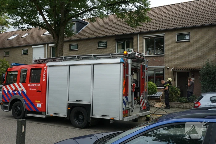 Brand in woning snel geblust