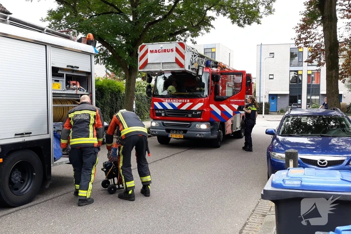 Brand in woning snel geblust