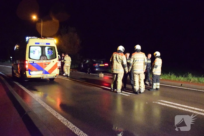 Gewonde na frontale aanrijding