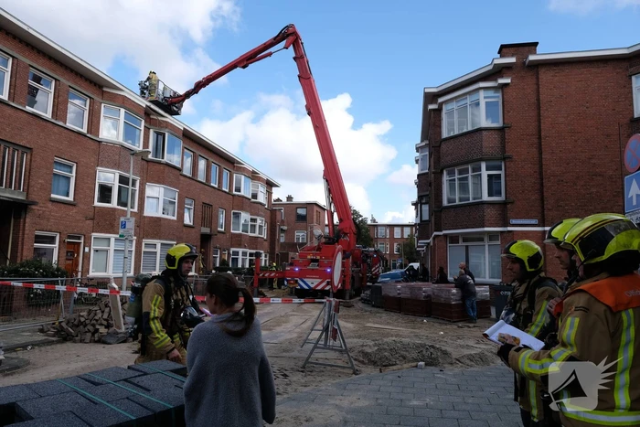 Brand in keuken portiekwoning in Oostbroek-Noord