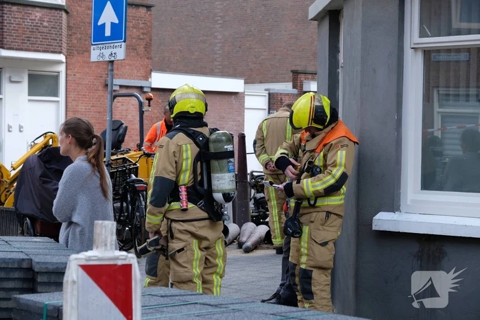 Brand in keuken portiekwoning in Oostbroek-Noord
