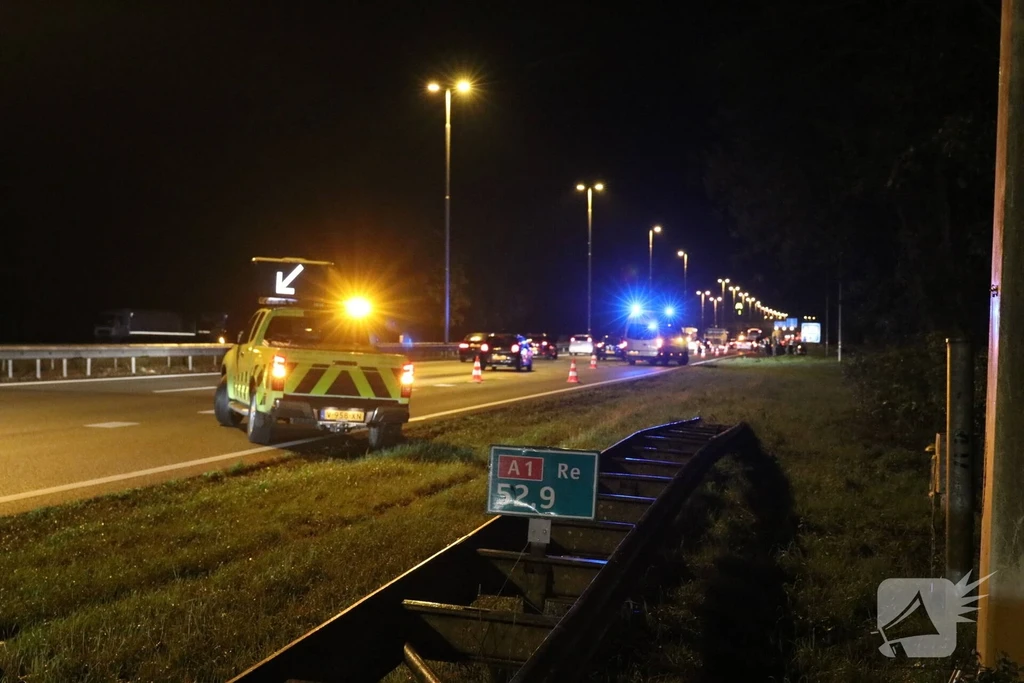 Rijksweg A1 112 nieuws Terschuur 