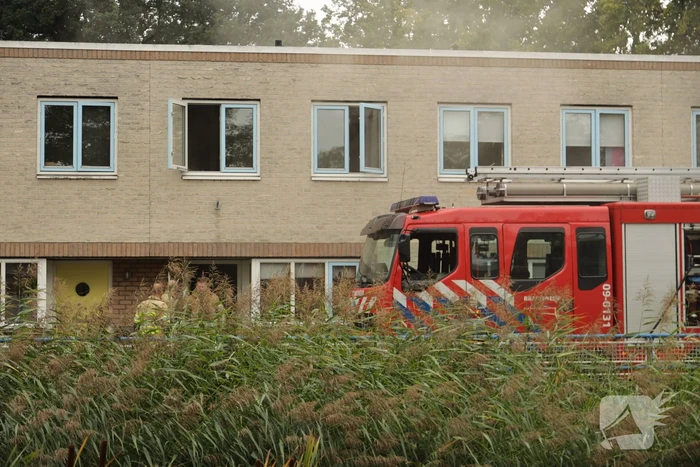 Woning Zielhorst vol rook na brand in trapkast