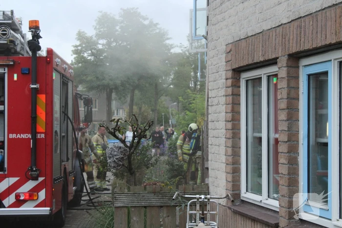 Woning Zielhorst vol rook na brand in trapkast