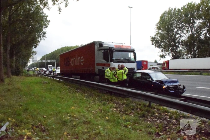 Meerdere voertuigen betrokken bij aanrijding