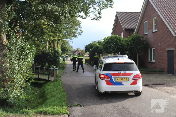 Brand in hooiopslag