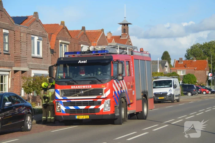 Brand in meterkast van woning