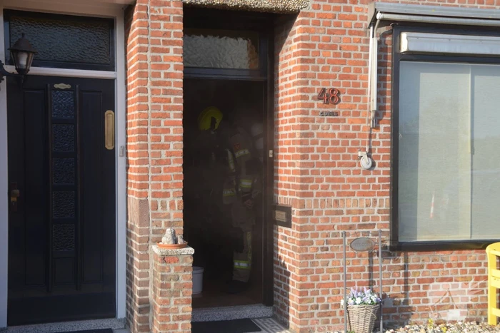Brand in meterkast van woning