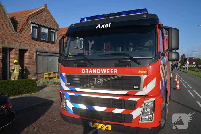 Brand in meterkast van woning