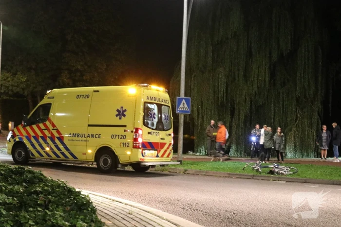 Fietser aangereden door personenauto
