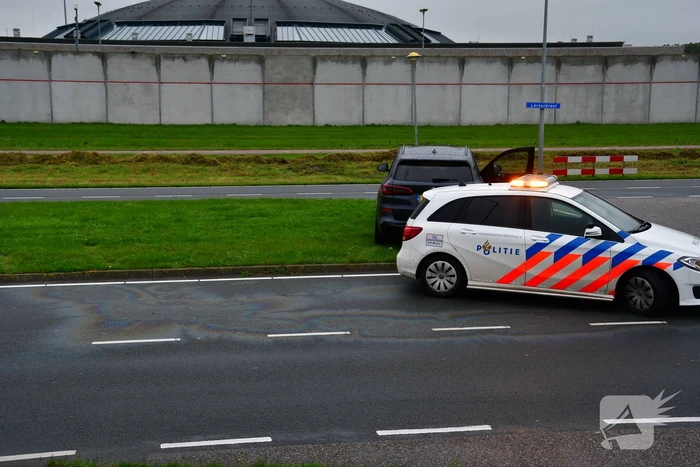 Enorme schade na ongeval met twee auto's
