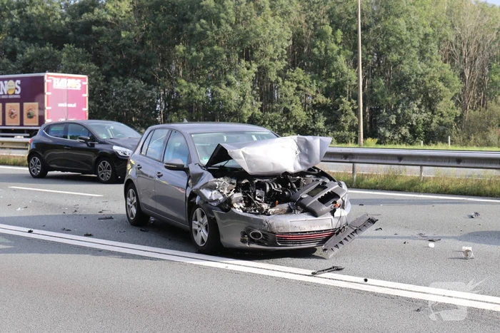Ongeval tussen meerdere voertuigen