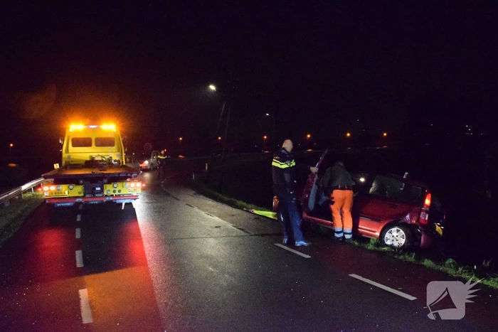 Opnieuw ongeval op dijk ondanks waarschuwingsborden