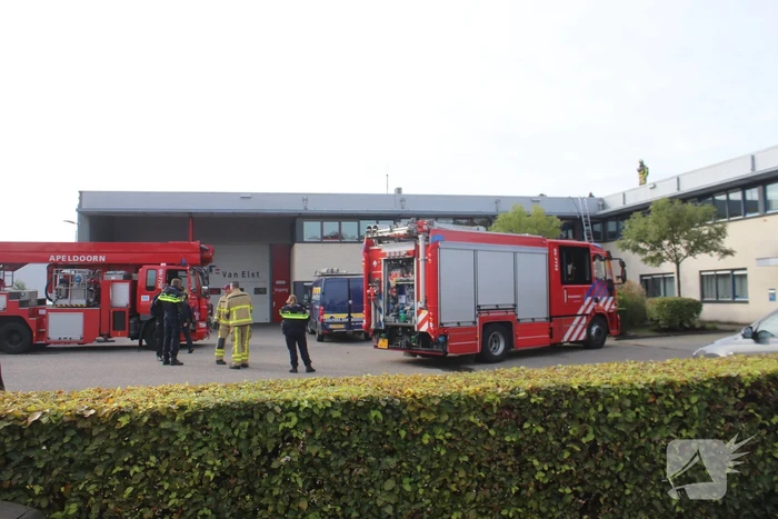 Brand op dak bedrijfspand tijdens werkzaamheden
