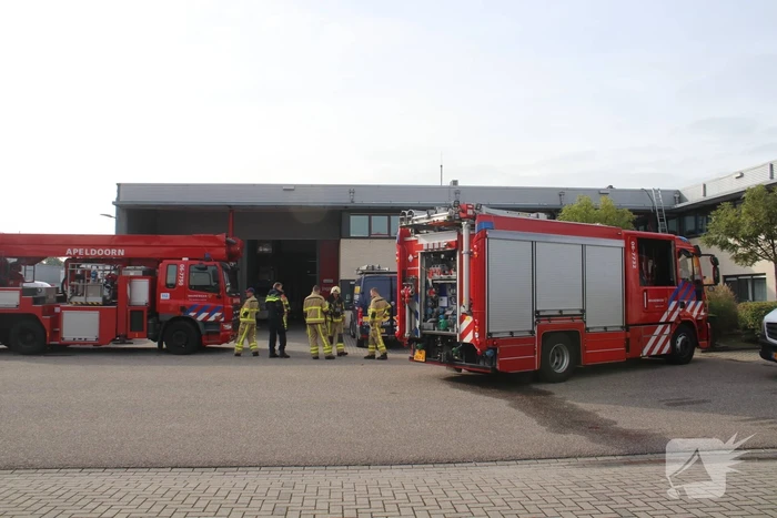 Brand op dak bedrijfspand tijdens werkzaamheden