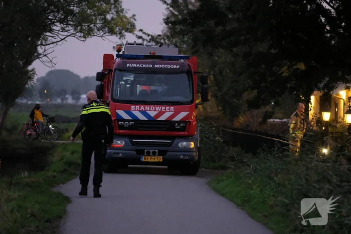 Brandweer druk met schoorsteenbrand
