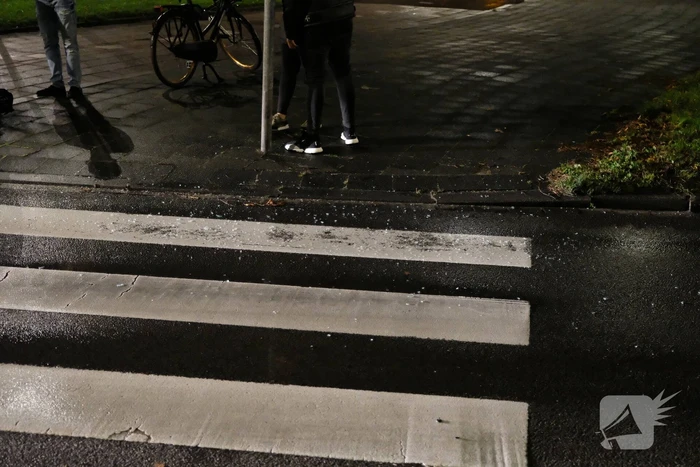 Fietser geschept door auto