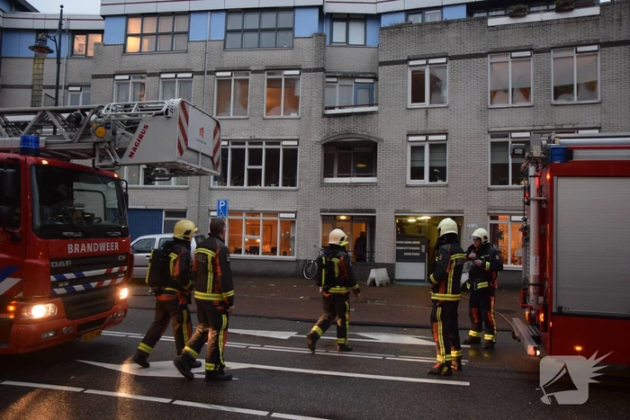 Brandweer rukt groots uit voor melding woningbrand