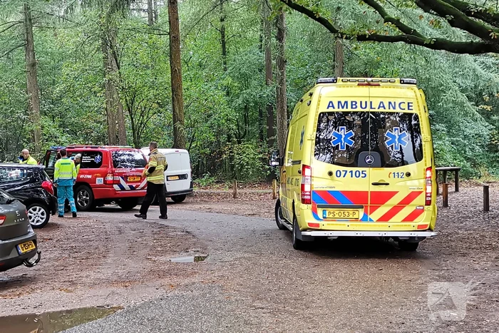 Mountainbiker gewond na valpartij op Ederheide