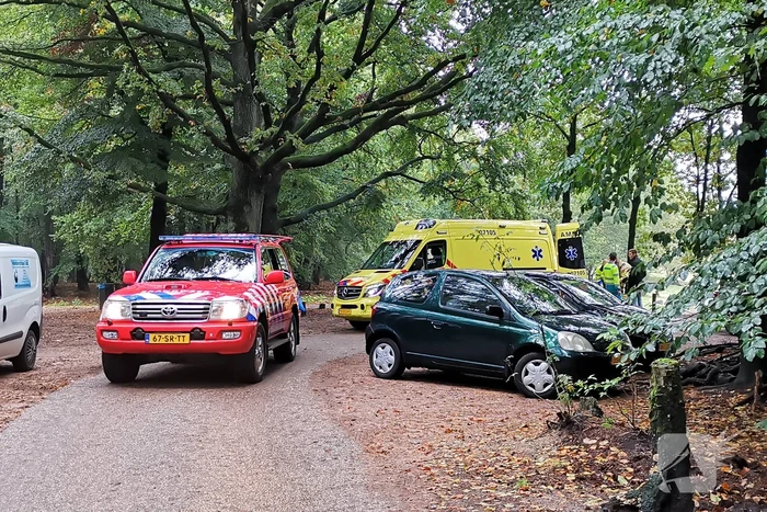 Mountainbiker gewond na valpartij op Ederheide