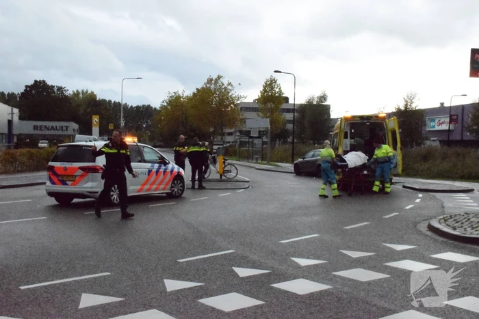 Fietser gewond na aanrijding met auto